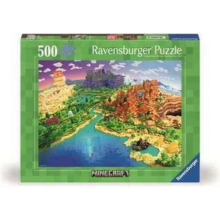 Ravensburger Minecraft Puzzle - 500 Teile Puzzle-Spiel