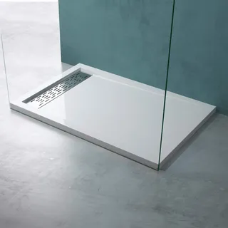 mai & mai Duschwanne 80x120 Acryl-Wanne Recheckige Duschtasse Xetro04 Sehr flach und stabil, Duschboden