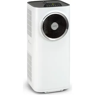 Klarstein Kraftwerk Smart 12K Mobiles Klimagerät – 12000 BTU, 35-59 m2, App & Alexa Steuerung, 3-in-1 Kühlung, Entfeuchter & Ventilator, Leise, Timer, Ablaufschlauch Inkl., Weiß - Weiß