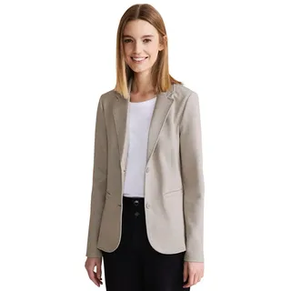 STREET ONE Damen Piqué Blazer, spring sand melange, 36