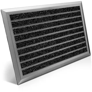 BoMoe Alu-Fussmatte AluGant Dl , Metall , 80x50 cm , Teppiche und Böden, Schmutzfangmatten, Fußmatten