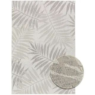 Primaflor In- und Outdoorteppich RENEW - Leaves - 160x230cm - Vintage Muster Außenteppich ideal als Terrassenteppich & Balkonteppich