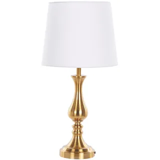 Beliani Tischleuchte Hodmo 30/30/63 cm , Metall , E27 , 30x63x30 cm , Lampen & Leuchten, Innenbeleuchtung, Tischlampen