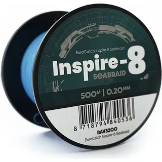 EuroCatch Inspire-8 Seabraid 500m 0.25mm 18Kg - Geflochten - 8-fach geflochten
