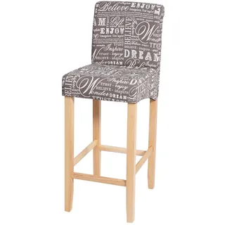 Mendler Barhocker HWC-C33 0 x 0 x 0 cm Grau