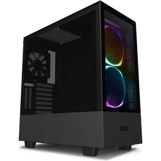 NZXT H5 Elite schwarz, Glasfenster (CC-H51EB-01)