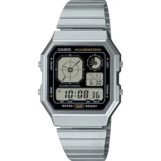 Casio Edgy Collection A130WE-1AEF Edelstahl 34 mm