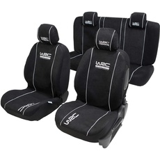 WRC 007338 4 tlg. Set Sitzbezug universal Airbag-kompatibel, schwarz