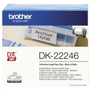 Brother DK22246 weiss 103mm x 30,48m Rolle