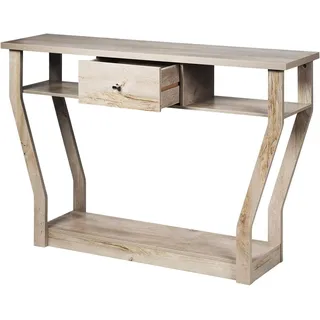 Costway Flurtisch Regal 30x81x120 cm Grau