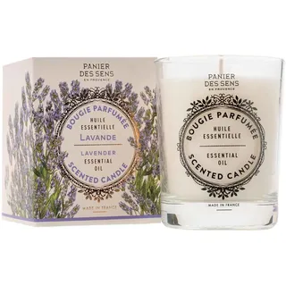 Panier des Sens Duftkerze Lavendel 180 g weiß