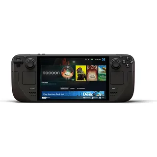Valve Steam Deck OLED 512 GB Schwarz inkl. 2-Pin EU Adapter