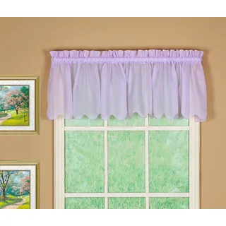 Today's Curtain Emelia Voile-Volant, 35,6 cm, Flieder, 152,4 x 35,6 cm (B x L)