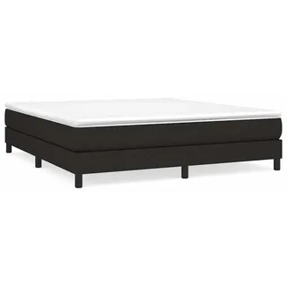 vidaXL Boxspringbettgestell Schwarz 160x200 cm Stoff - Schwarz