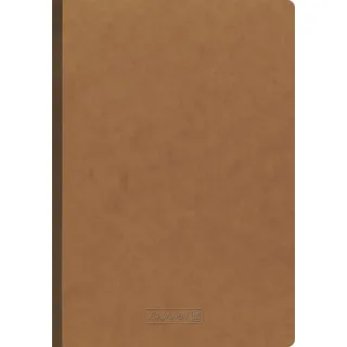 Brunnen Notizbuch FACT!plus DIN A4 punktkariert, hellbraun Softcover 192 Seiten, 1 Block