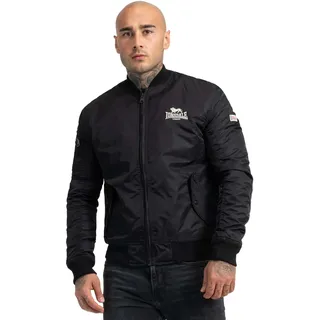 Lonsdale Tern Hill Männer Bomberjacke schwarz S 100% Polyester Streetwear
