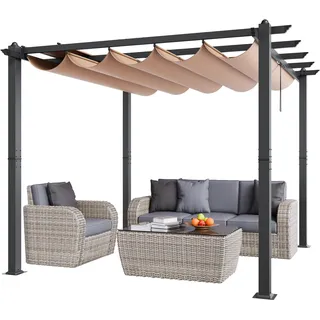 Vevor Pergola 2,97 x 2,97 m Beige