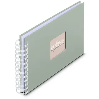 Hama Spiral-Album Fine Art, 50 weiße Seiten, salbei