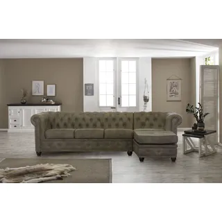 Home Affaire »Rysum L-Form« Chesterfield-Optik mit Ottomanen-Abschluß,