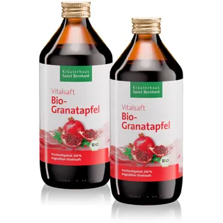 Bio-Granatapfel-Vitalsaft 2 x 500 ml - 1 Liter