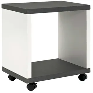 Haku-Möbel HAKU Beistellwagen granitoptikweiß Maße: 43 x 30 cm x 48 cm; 87584