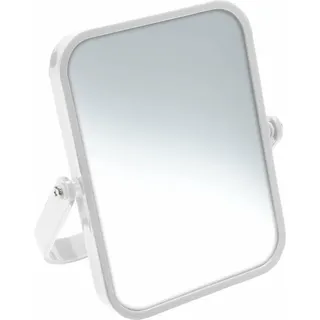 Gedy ELENA Stand-Kosmetikspiegel, 180x135mm, Doppelseitig, Weiß - Weiß