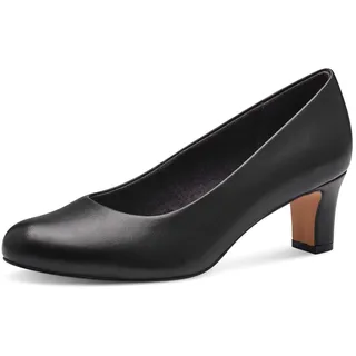 Jana Damen Pumps Elegant Kleiner Absatz Weite H Mehrweite, Schwarz (Black), 38 EU