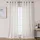 Leinen Vorhänge Halbtransparent Gardinen Stores Leinenoptik Vorhang Modern Boho Ösenvorhang Ösenschal Set 220x140cm HxB Cremeweiß Curtains für