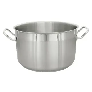 SCHNEIDER Fleischtopf, Edelstahl, Topf aus Edelstahl CNS 18/10 in absoluter Profi-Qualität, Volumen: 14,5 l, Höhe: 190 mm, Ø 320 mm