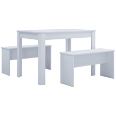 Tischgruppe ''Esal'', in Weiß