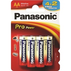 Panasonic Pro Power battery LR6PPG/6B (4+2) (6 Stk., AA), Batterien + Akkus