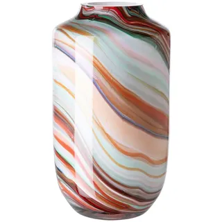 Dekovase FINK "SANCHO", mehrfarbig, B:18,5cm H:27cm T:18,5cm Ø:18,5cm, Vasen, Dekovase