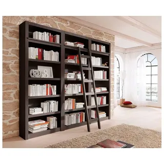 Home Affaire Bücherwand Bergen 244,5 x 27 x 213 cm Braun