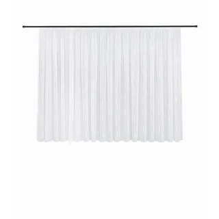 Gerster Fertigstore , Beige , Textil , Streifen , 450x175 cm , Heimtextilien, Vorhänge, Fertigvorhänge, Fertigstore