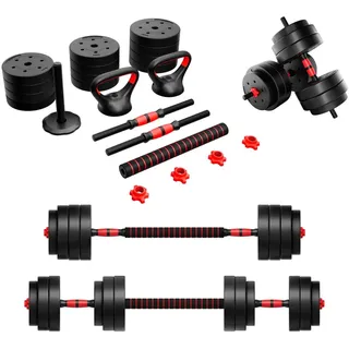 athler Lion 25 Hantelset 20 kg verstellbar schwarz