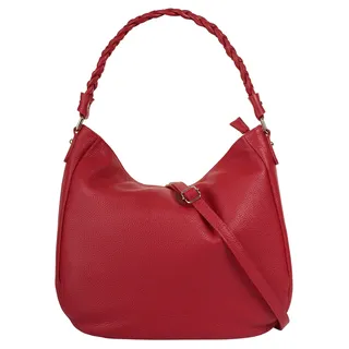 Samantha look Henkeltasche Leder Rot