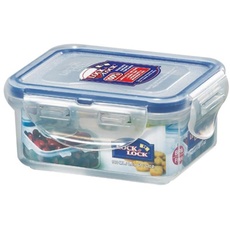 Bild von Lebensmittelaufbewahrungsbehälter Rechteckig Box l Blau, Transparent