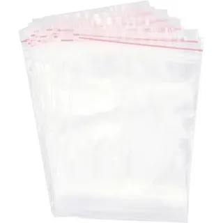 TRU Components Druckverschlussbeutel ohne Beschriftungsstreifen (B x H) 80mm x 120mm Transparent Polyethylen