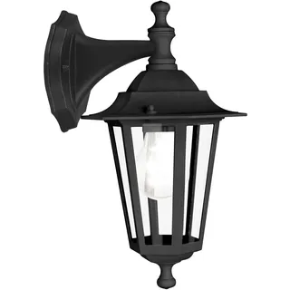 EGLO Außenleuchte Aluminium, Glas 35,0 cm 1-flammig schwarz