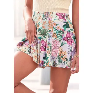 LASCANA Hosenrock, mit Alloverdruck, Skort, Rock inklusive Hose, sommerlich LASCANA bunt-bedruckt 46