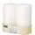 Stumpenkerze 15 cm 2 St. weiß