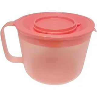 TUPPERWARE Backen Messbecher Candy 2,0 Liter D217 Rührbecher Rühr-Mix 2000ml lachs transparent Rührschüssel Backhelfer
