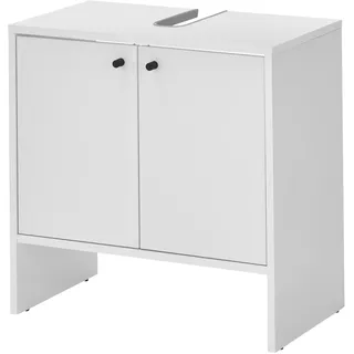 BASIC by Balculina Waschbeckenunterschrank Kairo 60 x 60 cm Weiß