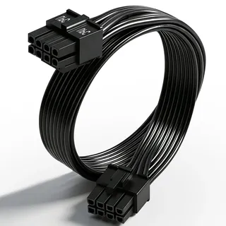 COMeap CPU 8 Pin Stecker auf CPU 8 Pin (4+4 abnehmbar) Stecker EPS-12V Motherboard Power Adapter Kabel für Corsair Modular Power Supply 63cm