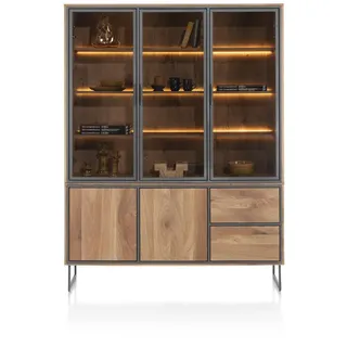 Henders & Hazel Trapani Buffetschrank mit LED Mango Funier/Metallgestell