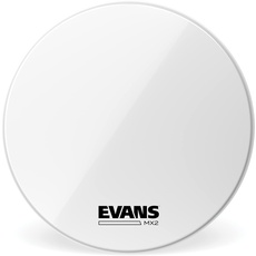 Evans MX2 White Marching Bassdrumfell, weiß, 26 Zoll