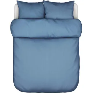 Marc O' Polo Renforcé-Bettwäsche-Garnitur Senja Farbe Space blue Größe 155x220+80x80