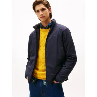 Blouson TOMMY HILFIGER "LIGHTWEIGHT", Herren, Gr. S, blau (desert sky), Web, Obermaterial: 100% Polyamid, hüftlang, Jacken Blouson, Freizeitjacke, Übergangsjacke mit Stehkragen