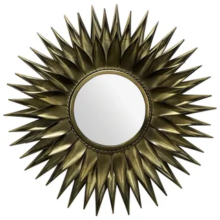 Wohnling Wandspiegel gold Metall