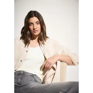 Cecil Trägertop »Style Linda« mit tiefem Rundhalsausschnitt, weiß